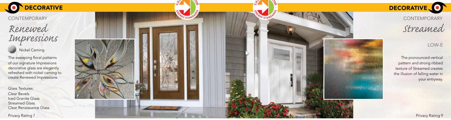Impact door glass design example 11