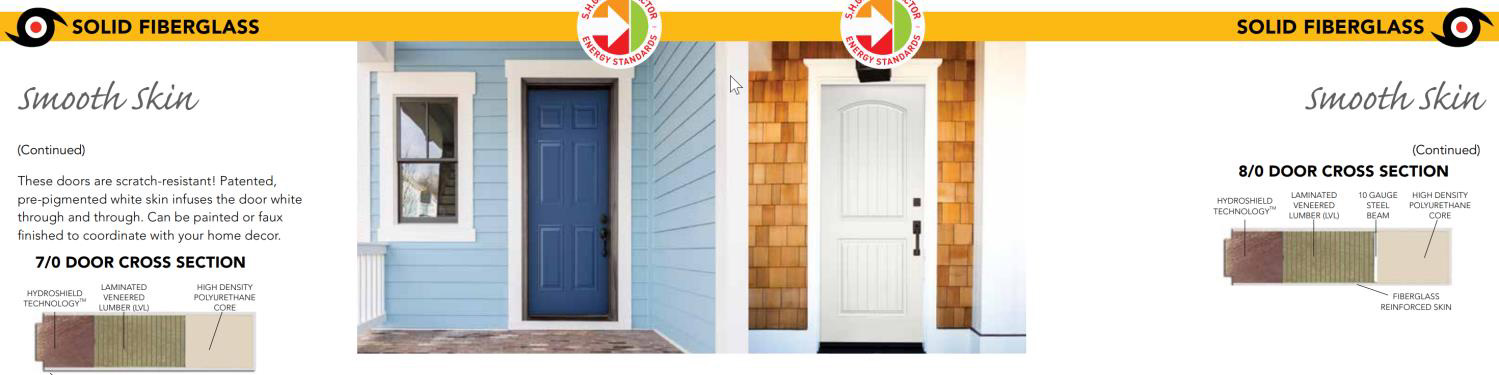 Impact door glass design example 22