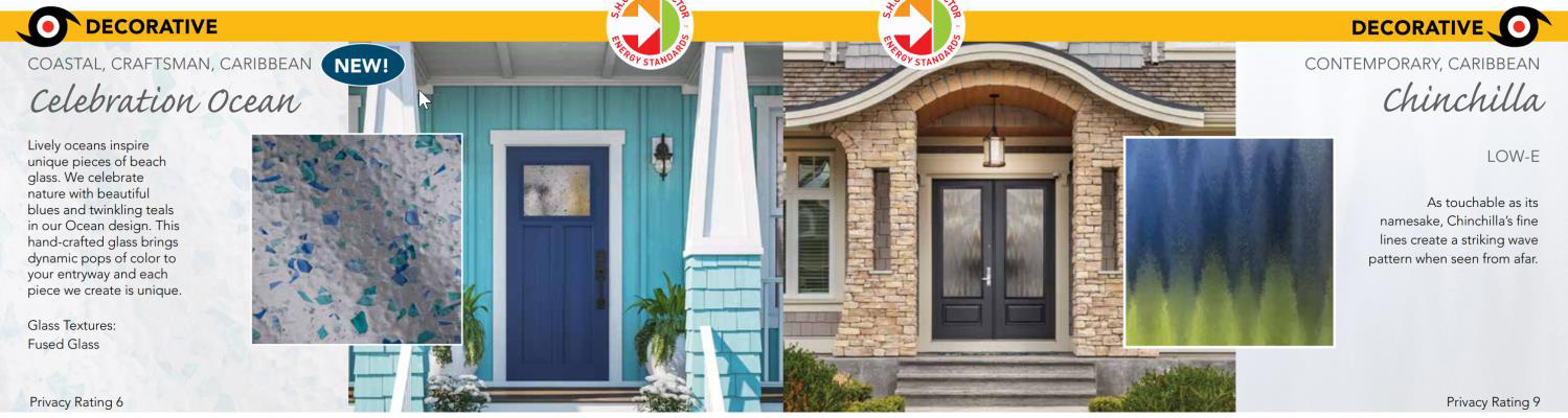 Impact door glass design example 3