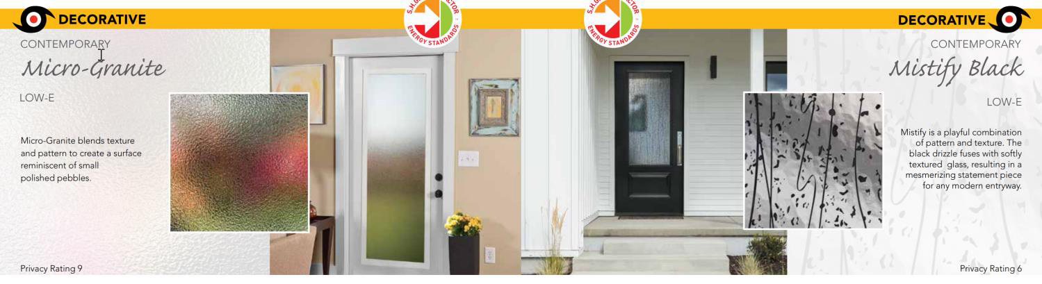 Impact door glass design example 8